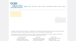Desktop Screenshot of basselectric.net